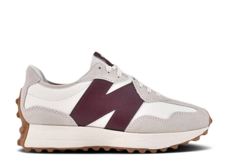 WMNS 327 'WHITE DARK RED'