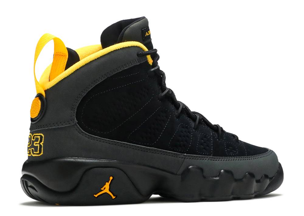 AIR JORDAN 9 RETRO GS 'DARK CHARCOAL UNIVERSITY GOLD'